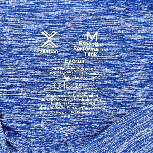 Xersion Women’s Blue Active Everair Scoop Neck Sleeveless Tank Top Size M XL XXL - Picture 7 of 11